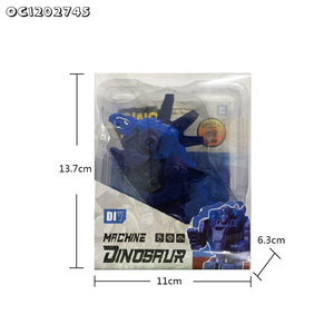Juguete de dinosaurio de deformación de plástico barato Robot interesante más nuevo para niños - Product Image 5