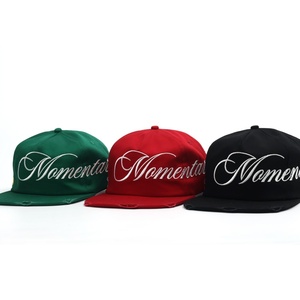 <span class=keywords><strong>Casquette</strong></span> <span class=keywords><strong>Snapback</strong></span> 5 Panneaux Personnalisable avec Votre Logo, en Coton, Non Structurée, Style Streetwear, Profil Bas, Vintage - Product Image 2