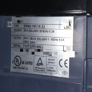 2j Frn0.75c1s frenic-MINI ถูกนำออกจากเครื่องทำงานต้นฉบับใหม่พร้อมสต็อกอุตสาหกรรมอัตโนมัติ Pac ทุ่มเท orig - Product Image 1