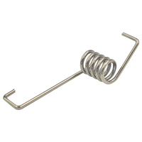 Ressort de torsion hélicoïdal en acier inoxydable durable et robuste en métal, simple et double bobine en mini tailles supplémentaires pour un usage industriel