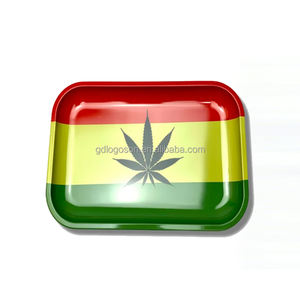 Plateau de service en métal personnalisé, cadeau, <span class=keywords><strong>Paris</strong></span>, France, Provence, boîte en étain polie, plateau à dîner - Product Image 2