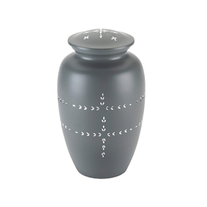 Urna de cenizas de Metal pequeña de calidad superior tallada a mano 4 en 1 Juego de recuerdos Diferentes colores MOQ bajo para el entierro de mascotas y bebés - Product Image 4