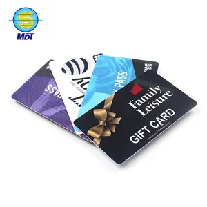 Пластиковые подарочные карты DU с логотипом и штрих-кодом, подарочная карта с QR-кодом, скидка с серийным номером