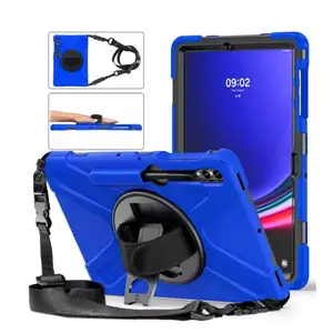 Heavy Duty Rugged Silicone Tablet Case Cover For Samsung Galaxy Tab S9 Plus Case S8 S7 Plus Cover