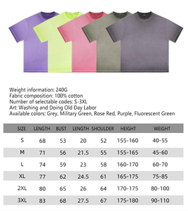 Camiseta Oversize de Algodón 100% de 240 Gsm con Degradado Vintage, Tejido de Alta Calidad, Unisex, Impresión DTG Personalizada, Acabado Ácido - Product Image 6