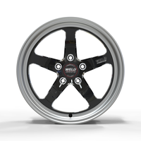 Jantes forgées Drag 17x10 18x10 20x9 20x10.5 5x115 Noir brillant usiné 5 branches pour Charger SRT Hellcat Challenger Racing