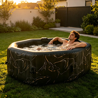 Spa gonflable sur mesure, bain à remous portable, piscine de thérapie aquatique gonflable en PVC à structure Drop Stitch pour SPA