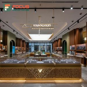 Vitrine de magasin de bijoux personnalisée, surface polie, meuble de présentation pour bijouterie - Product Image 5