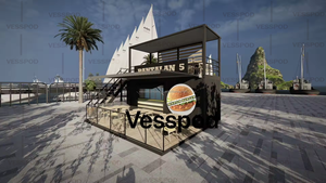 Chất lượng cao prefab <span class=keywords><strong>container</strong></span> nhà hàng tùy chỉnh thiết kế <span class=keywords><strong>container</strong></span> thanh xách tay thức ăn nhanh 20ft vận chuyển <span class=keywords><strong>container</strong></span> thanh - Product Image 5