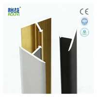 Profilé de carrelage en aluminium en forme de T, fabrication professionnelle, vente en gros, profilé de carrelage métallique personnalisé