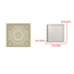 Nouvelle Arrivée Conception Moderne 400mm x 400mm En Plastique Tremplin Moules pour Villas - Product Image 1