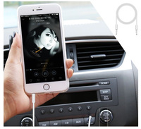 Câble audio 3,5 mm mâle-mâle plaqué or, câble auxiliaire stéréo pour haut-parleur de voiture, casque, MP3