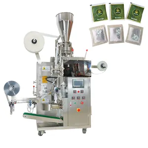 Automatic Pyramid Triangle Filter Paper Inner And Outer Double Chamber Tea Bag Packing Machine For Small Business