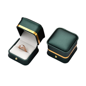 Factory Price Luxury Velvet Jewelry <b>Box</b> for Rings Necklaces <b>Earrings</b>-Custom Logo Premium Leather Material-for Bangles - Product Image 2