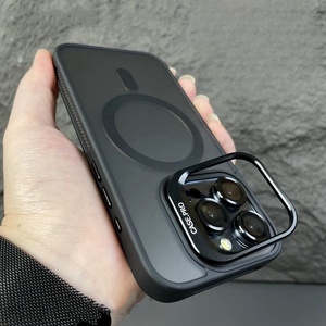 Ốp lưng chống rơi từ tính có nắp che camera và giá đỡ vòng tròn camera dành cho <span class=keywords><strong>iPhone</strong></span> 17 Pro Max 16 15 14 13 12 11 hỗ trợ sạc không dây - Product Image 5