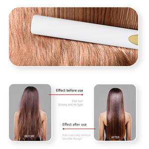 Fer à lisser 450F avec logo personnalisé Fer à lisser professionnel Titanium <span class=keywords><strong>Pro</strong></span> fer lisser Vente en gros Marque privée Fer plat - Product Image 4