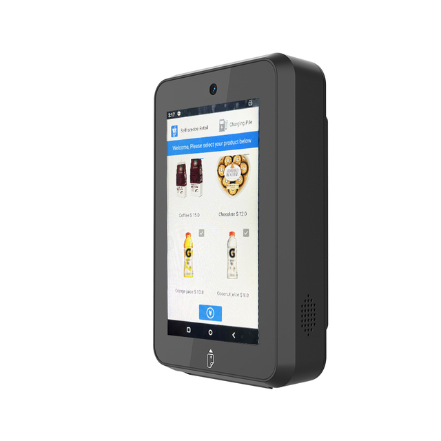 IP54 IK08 Android 14.0 Cashless Tap-to-pay Unattended Wall Mount Self-Service Payment Terminal for Fast-food Ordering CM30