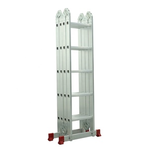 <span class=keywords><strong>Échelle</strong></span> <span class=keywords><strong>pliante</strong></span> multifonctionnelle <span class=keywords><strong>articulée</strong></span> en aluminium 2x4 3x4 4x4 5x4 6x4 - Product Image 4