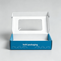 Boîte d'emballage pour gâteau transparente personnalisée haut de gamme avec fenêtre, boîtes en papier pour boulangerie personnalisées