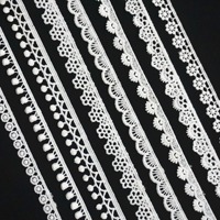 Dentelle florale brodée en soie de lait soluble dans l'eau, prix de gros premium, pour robe de mariée et accessoires de mariage