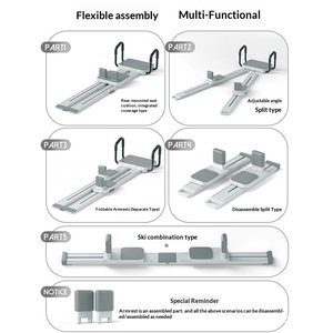 Cama de Pilates Core, Pequeña, Multifuncional, con Rodillo Silencioso, Máquina de Ejercicios para el Hogar, Material PP - Product Image 2