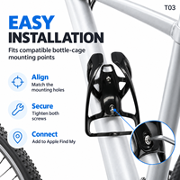 Vélo T03 direct usine avec traqueur Bluetooth intelligent compatible Apple Find My, autonomie de 12 mois, équipement cycliste en gros