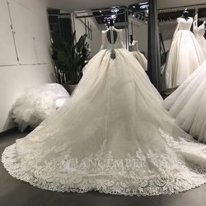 Jancember LSYX05 Lujoso cuello en V Bordado Encaje Vestidos de novia - Product Image 2