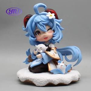 Venta al por mayor juego Genshined Impact <span class=keywords><strong>Ganyu</strong></span> Hutao estatua de dibujos animados PVC figura muñeca colección juguetes regalo para niños Anime figuras de acción - Product Image 3