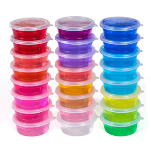 ชุดดินน้ำมันสไลม์ใสสำหรับเด็ก สไลม์ยืดได้ ทำเองได้ สไลม์คริสตัล ลดราคา - Product Image 2