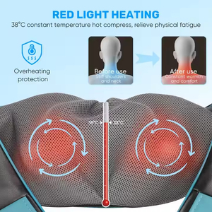 Pemijat leher & bahu penjualan terbaik 2025 dengan bantal panas menenangkan pemijat bokong pemijat otot pereda nyeri refleksologi - Product Image 3