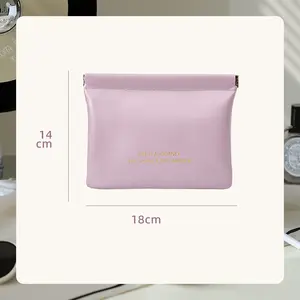 Grosir stok multi-fungsi dompet koin wanita mini tas penyimpanan kantong kulit pu earphone kecil lipstik tas kosmetik