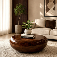 Table basse moderne en métal de forme tambour, élégante et de qualité supérieure, idéale pour le bureau, la maison, le restaurant, le salon, la décoration de jardin.