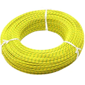 18AWG 0.75mm Fiberglass Silicone Wire Glass Fiber Braided Rubber High Temperature Heat Resistant Tinned Plated Copper Cable