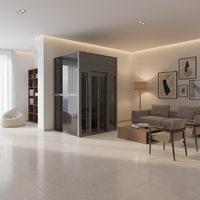 Ascenseur domestique moderne pour 2 à 4 étages |   Porte automatique |   Ascenseur résidentiel intérieur et extérieur |   Ascenseur compact pour villas