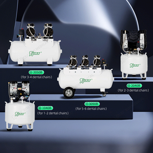 I prodotti dentali all'ingrosso del produttore Oil Free 40L forniscono un compressore d'aria dentale dell'unità - Product Image 3
