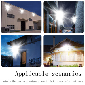 Reflector <span class=keywords><strong>LED</strong></span> <span class=keywords><strong>Solar</strong></span> con Cuerpo de ABS Impermeable, <span class=keywords><strong>Luces</strong></span> Solares de Jardín Súper Brillantes con Clasificación IP66, <span class=keywords><strong>Panel</strong></span> <span class=keywords><strong>LED</strong></span>, 80 <span class=keywords><strong>Luces</strong></span> Solares 1.5 - Product Image 2