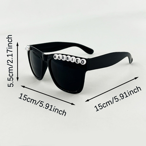 Néon lumineux LED juste marié lunettes pour mariée marié lunettes rougeoyantes décor de fête de mariage éclairer lunettes de soleil accessoires Photo - Product Image 6