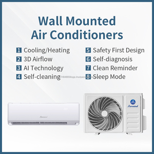 Puremind Mini climatiseur Aircon Type fendu fréquence fixe unité murale facile à installer sans conduit Aire Acondicionado - Product Image 2