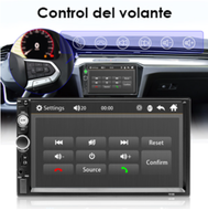 Lecteur MP5 HD 7 pouces 1 Din / 2 Din Autoradio Stéréo IPS Écran tactile Kereta Mirrorlink USB/Bluetooth 5.0 FM De