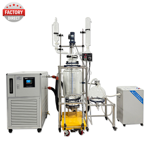100L chân không cao phòng thí nghiệm hai lớp khuấy sưởi ấm thủy tinh lò phản ứng lọc lò phản ứng - Product Image 1