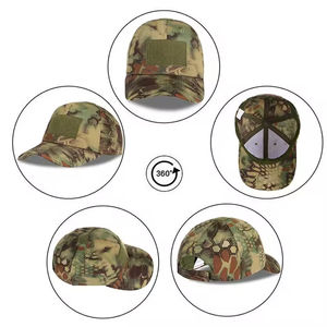 Casquette tactique d'extérieur, casquette de baseball camouflage à <span class=keywords><strong>fermeture</strong></span> <span class=keywords><strong>snapback</strong></span>, design ajustable pour un usage quotidien en plein air - Product Image 4