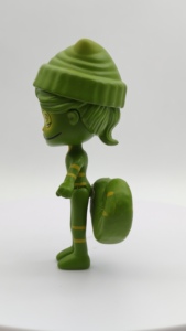 Siêu nhiên tàng hình thằn lằn Keychain rừng PVC phim hoạt hình hình ngụy trang sưu tập số lượng lớn làm bằng nhựa - Product Image 4