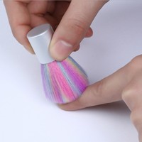 Brosse de nettoyage pour manucure douce et respectueuse de la peau, brosse à poussière pour ongles, brosse à dépoussiérer les débris des ongles, brosse de nettoyage pour nail art