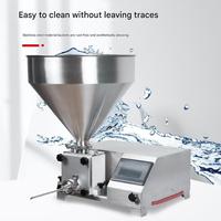 Nouvelle machine de remplissage de chocolat semi-automatique, buse réglable, distributeur de crème multi-usages, acier inoxydable, 25L, pâtisserie, gâteau