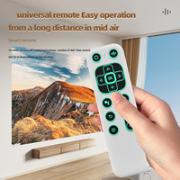 Control Remoto Inalámbrico Universal T6 2.4G BT de Modo Dual con Teclado Mini Retroiluminado para TV Box, Proyector