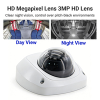 Caméra IP 1080P/720P avec vision nocturne et obturateur global pour NVR, idéale pour les autobus scolaires et véhicules spéciaux en Turquie