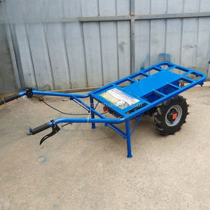 ओम अनुकूलन योग्य कृषि इलेक्ट्रिक गार्डन व्हीलबैरो फ्लैट फार्म कार्ट - Product Image 1