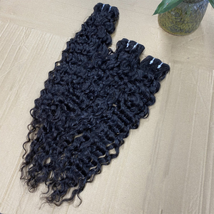 Raw Indian Water Wave Human Hair Bundles Cuticle Aligned <b>Bleached</b> to 613 for Salon Wholesale - Product Image 1