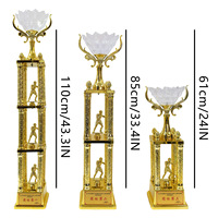 La fábrica personaliza varios trofeos para atletismo, sanda, artes marciales, taekwondo, tenis, rugby, bádminton y baloncesto.