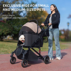 भंडारण टोकरी के साथ पालतू जानवर यात्रा वाहक अलग करने योग्य बिल्ली कुत्ता - Product Image 3